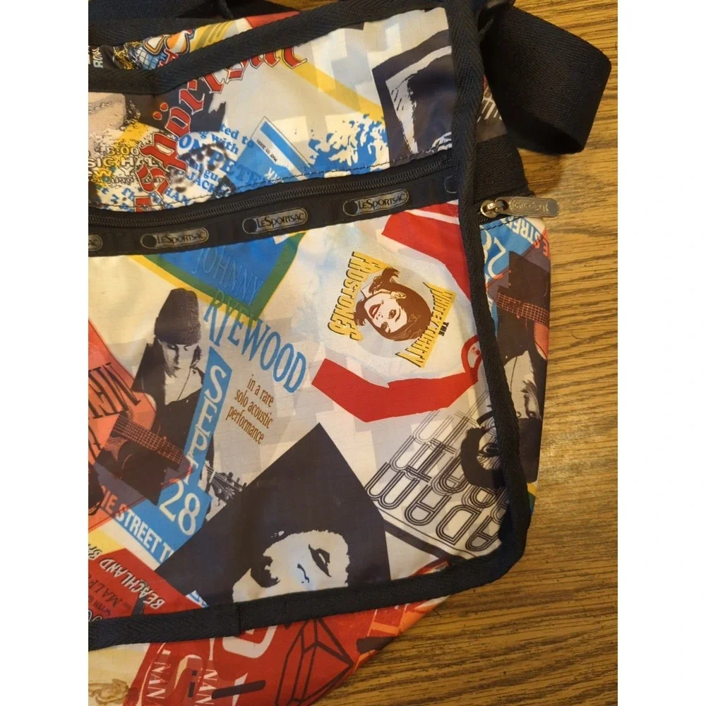 Lesportsac Messenger Bag Music Artists Concert Band Artist Print‎